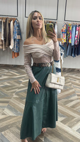 Selina Green Skirt