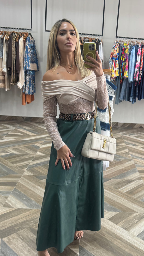 Selina Green Skirt