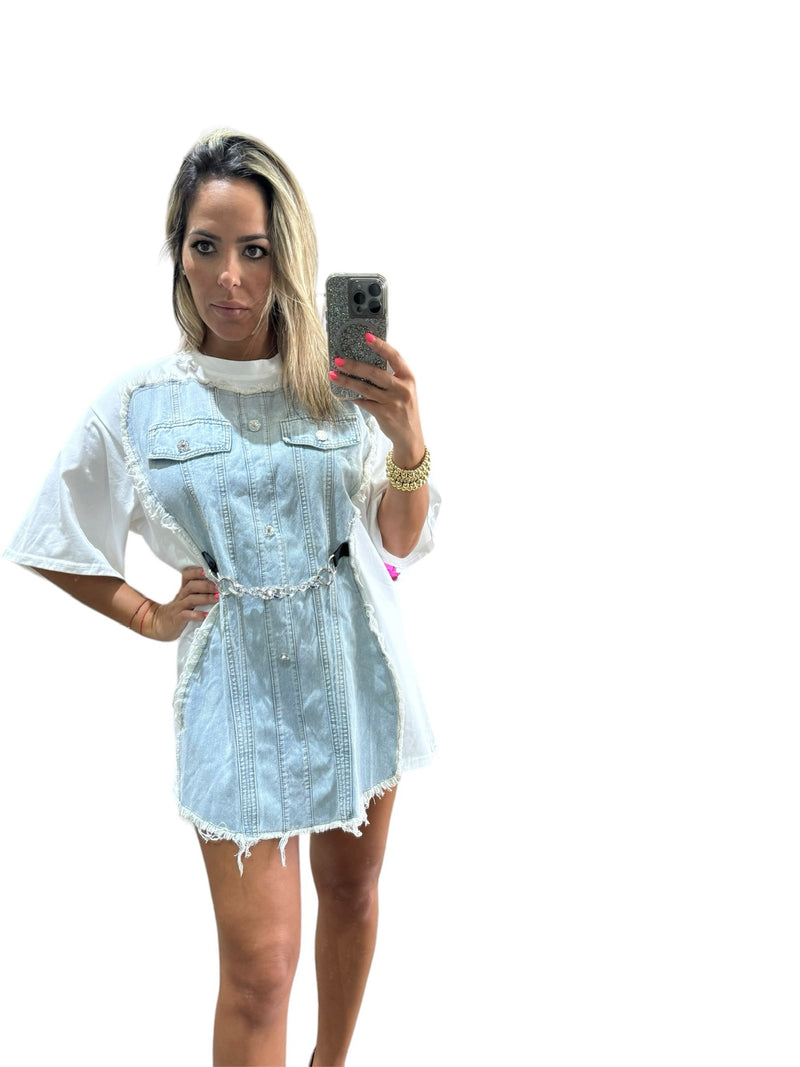 Dress denim Top