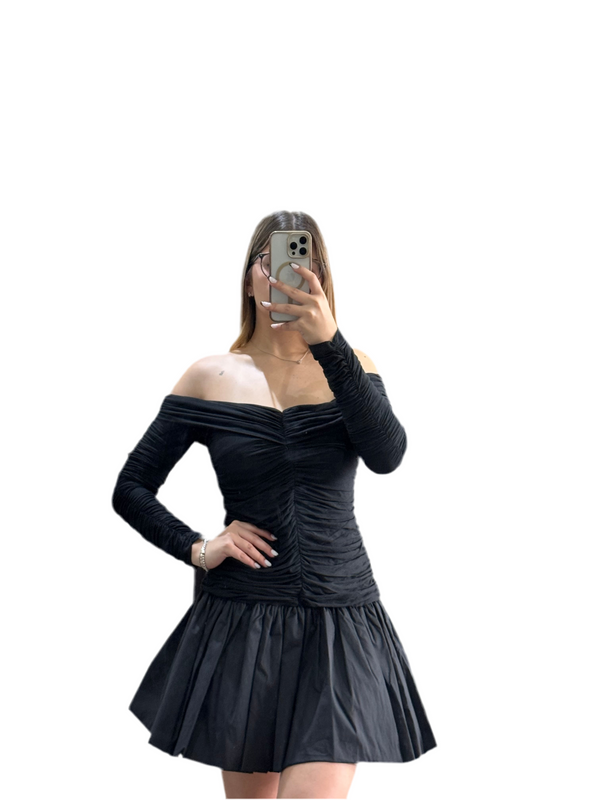 Long Sleeve Bubble Dress