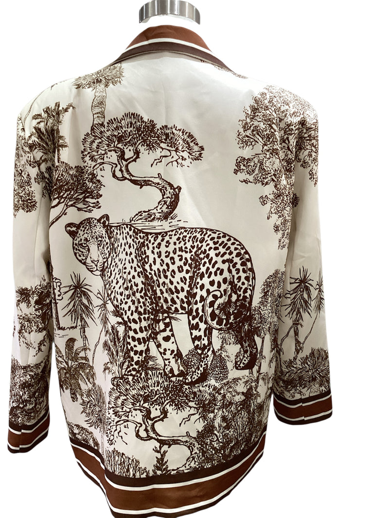 Animal Print Blazer