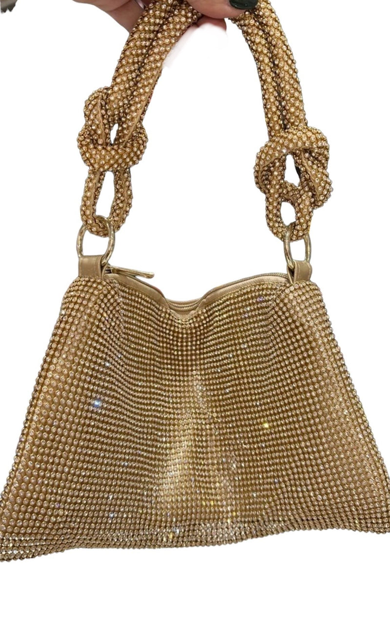 Boho rhinestone bag