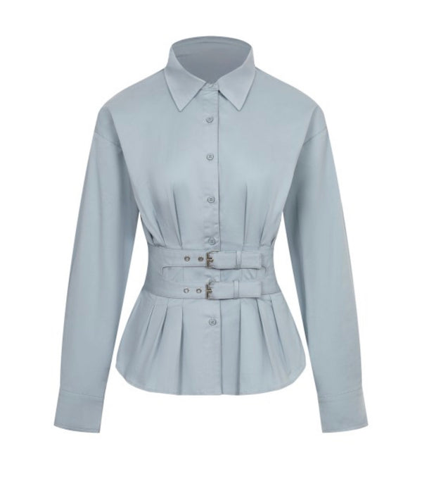 Long Sleeve Belted BTN Down PREORDER