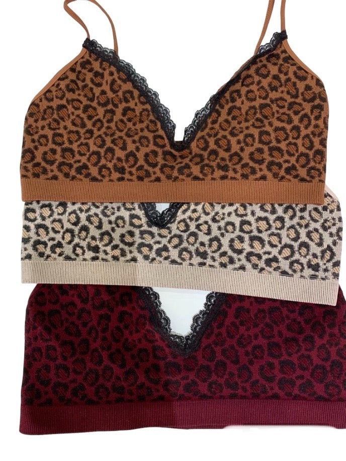 Animal Print Bralettes