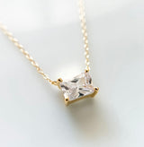 BAGUETTE GEM NECKLACE