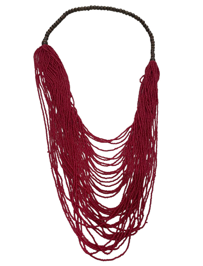 Long layered necklace