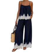 Navy Lace Set