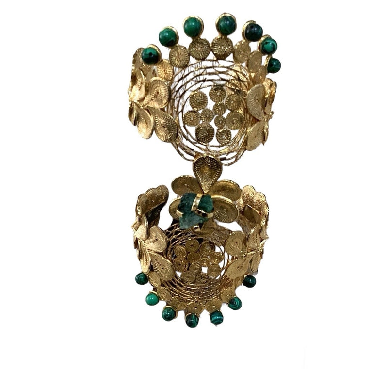 Maxi Cumbia Emerald Bracelet