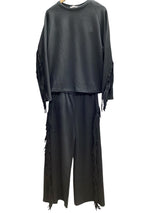 Black Fringes Travel Set
