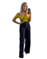 Mustard Off Shoulder Top