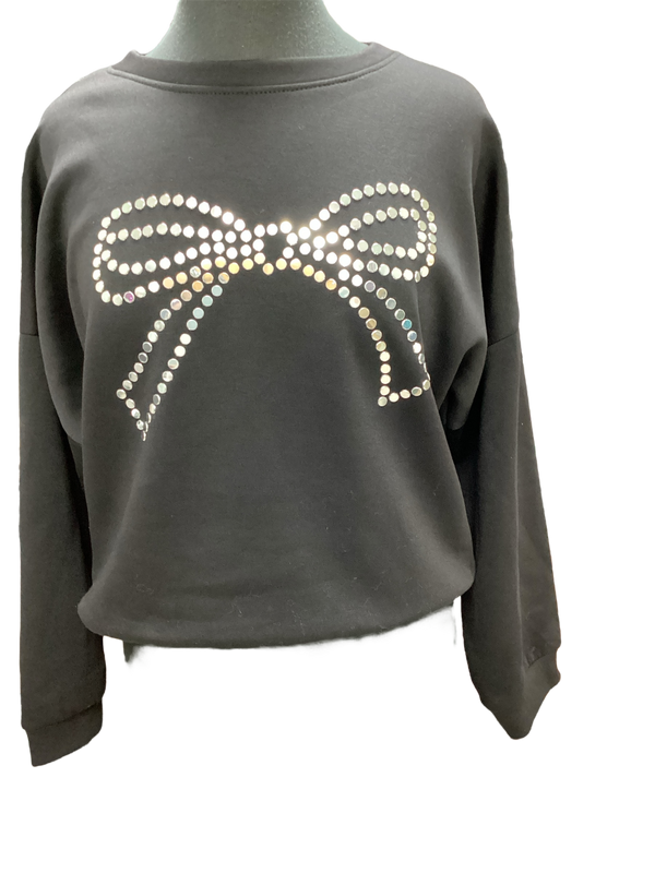 Bow Black Sweater