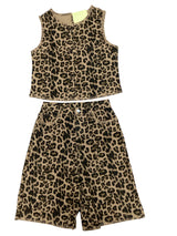Leopard Top And Bermuda Set