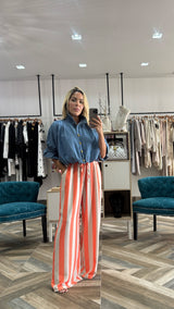 Tina Stripes Pants