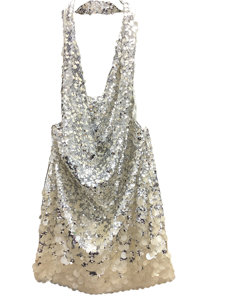 Sequence Halter Mini Dress