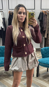 Pre Order Clari Brown Top