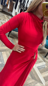 Magdalena Red Dress