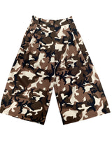 Brown Camo Capri Pants