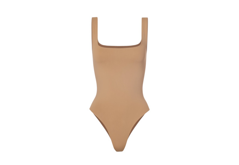 PLAIN SQUARE NECK TANK BODYSUIT