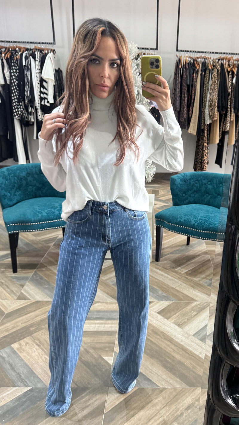 Stripe Jeans