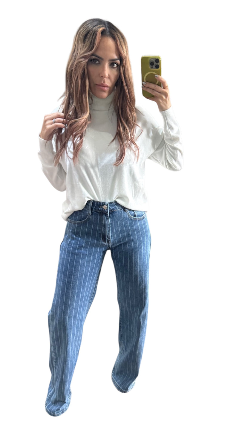 Stripe Jeans