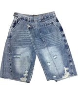 Pre Order-Crossover Denim Bermuda Prem
