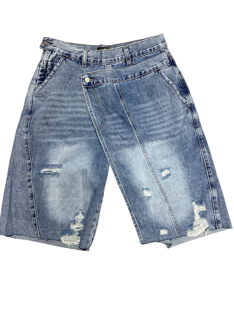 Crossover Denim Bermuda