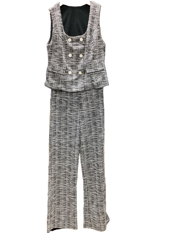 Tweed Vest & Pants Set