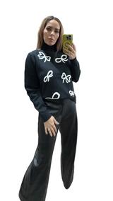 Black Bow Sweater