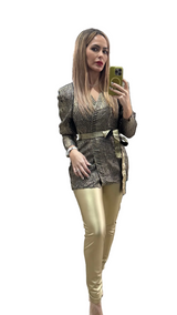 Metallic Gold Jacket