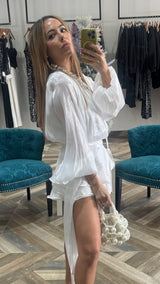 Catalina White Romper
