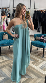 One shoulder tunic dress