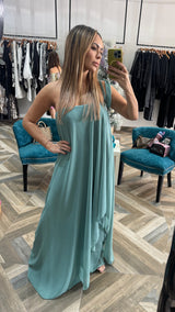 One shoulder tunic dress