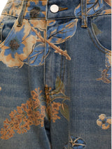 Floral Print Wide Leg J