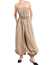 Solid Woven Jumpsuit