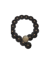 Metal Western Concho Embossed Circle Belt