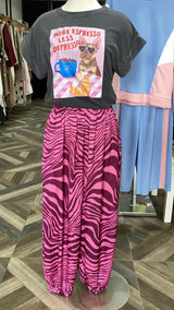 Pink Zebra Pants