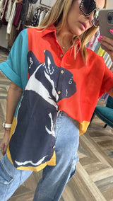 French Dog Blouse