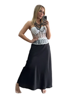 Black Silk Skirt
