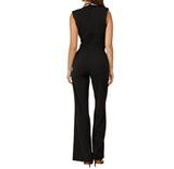 Colorblock Detailed Fashion Jumpsuit