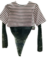Pink /Black Bodysuit