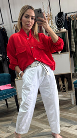 Red Blouse