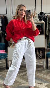 Red Blouse