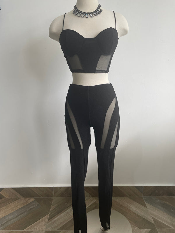 Loba Mesh Stripe Set