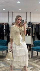 Gold Net Blouse