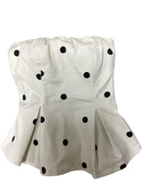 Strapless Dots Top