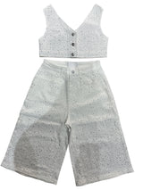 White Sparkly Set