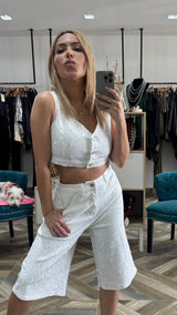 White Sparkly Set