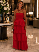 PreOrder-Amapola Red Dress