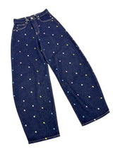 Barrel Denim Flower Jeans