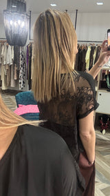 Tatiana Back Lace Blouse